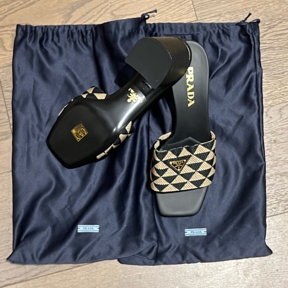 Prada Embroidered Mules - Picture 4 of 4